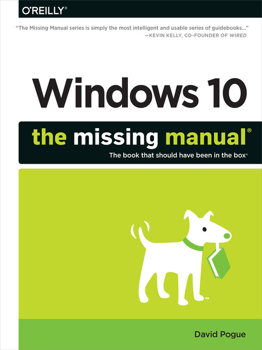 Title details for Windows 10 by David Pogue - Wait list